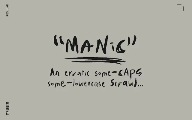 Messy Font Bundle specimen from Typeheist