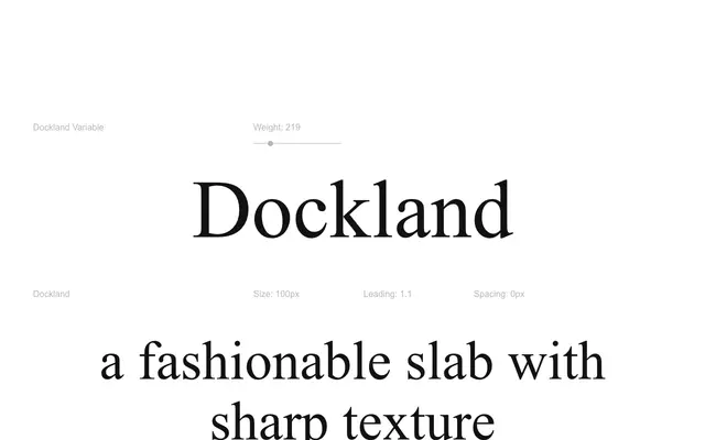 Dockland specimen from TypeMates