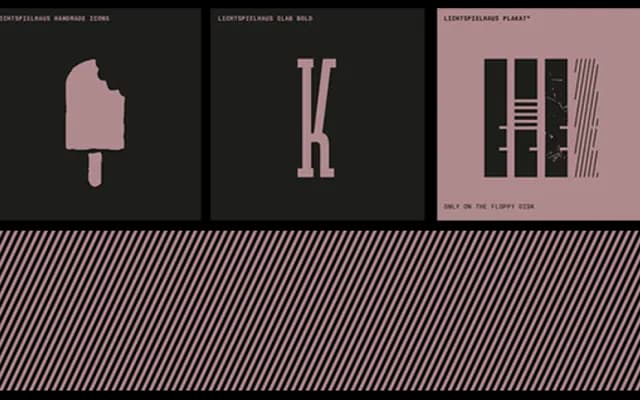 Floppy Type specimen from Typocalypse
