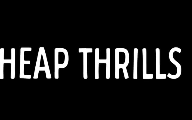 Cheap Thrills specimen from Yeahright Type