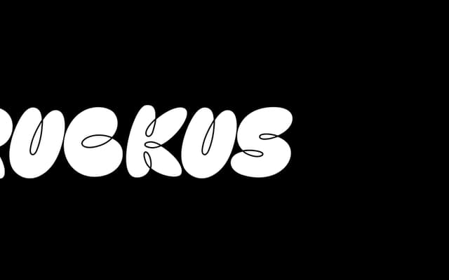 Ruckus specimen from Yeahright Type
