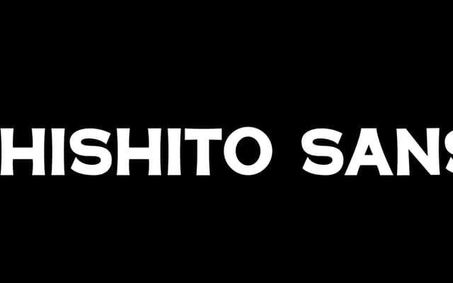 Shishito Sans specimen from Yeahright Type